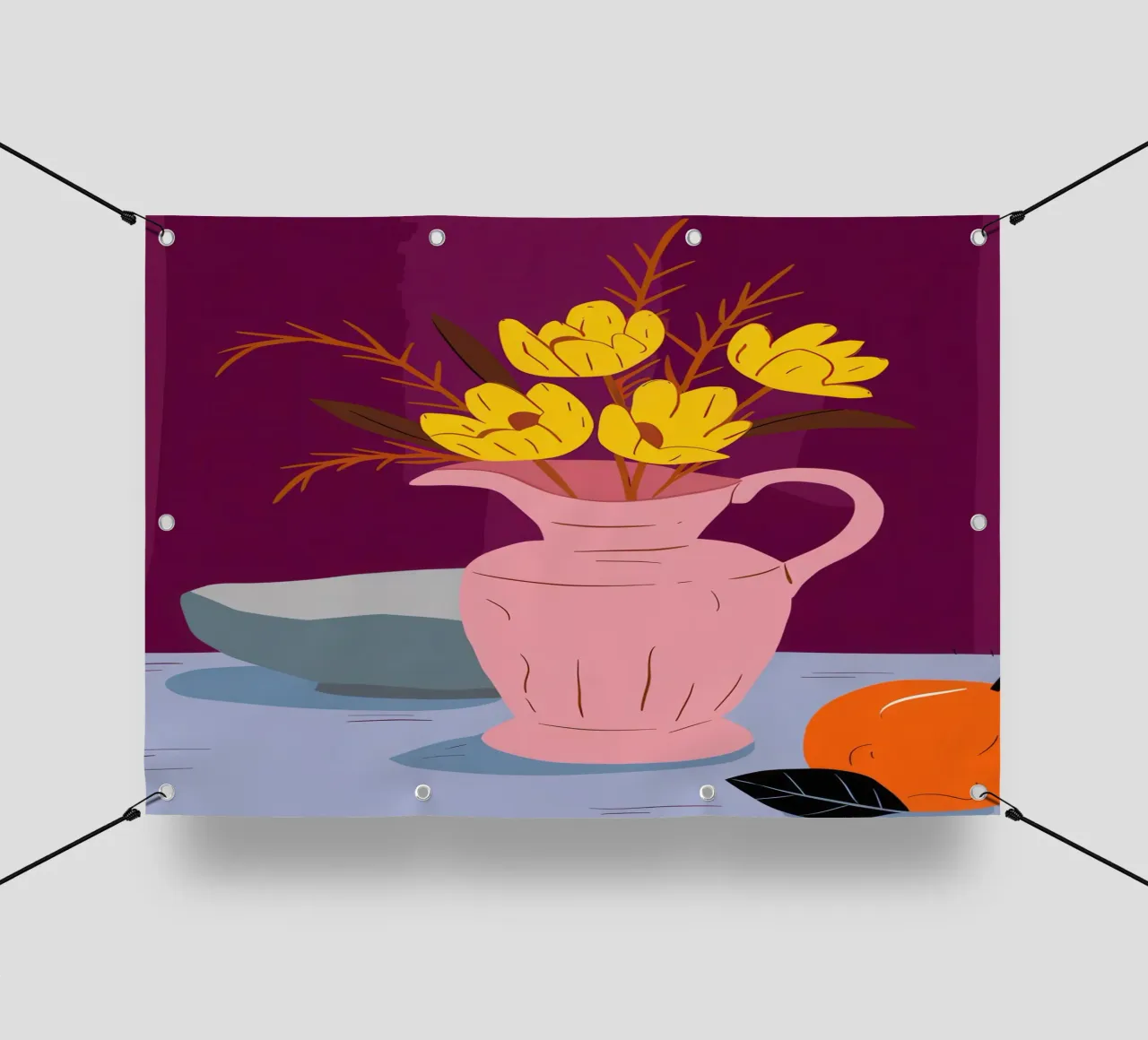 Roseate Pitcher Sunshine pvc cover by Rain Balance