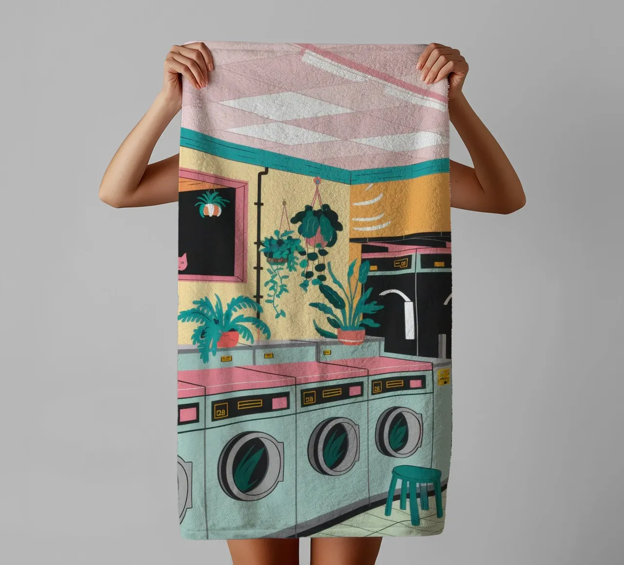 Nocturne Laundry Limbo towel by Monuments Fire