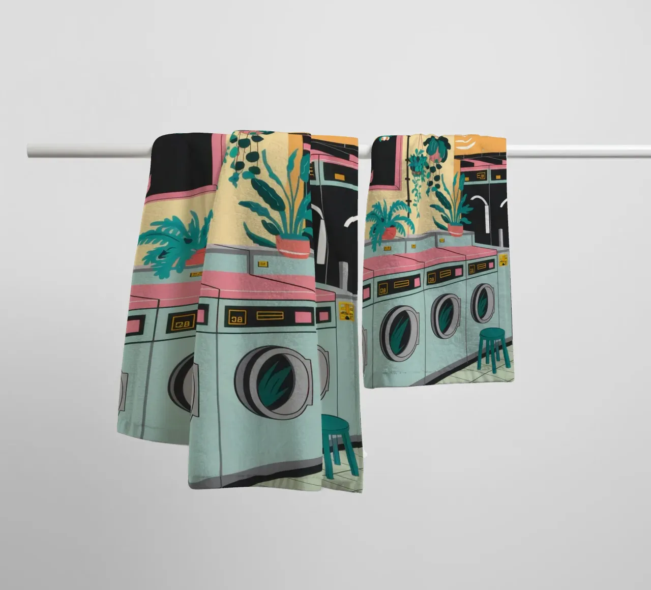 Nocturne Laundry Limbo towel by Monuments Fire