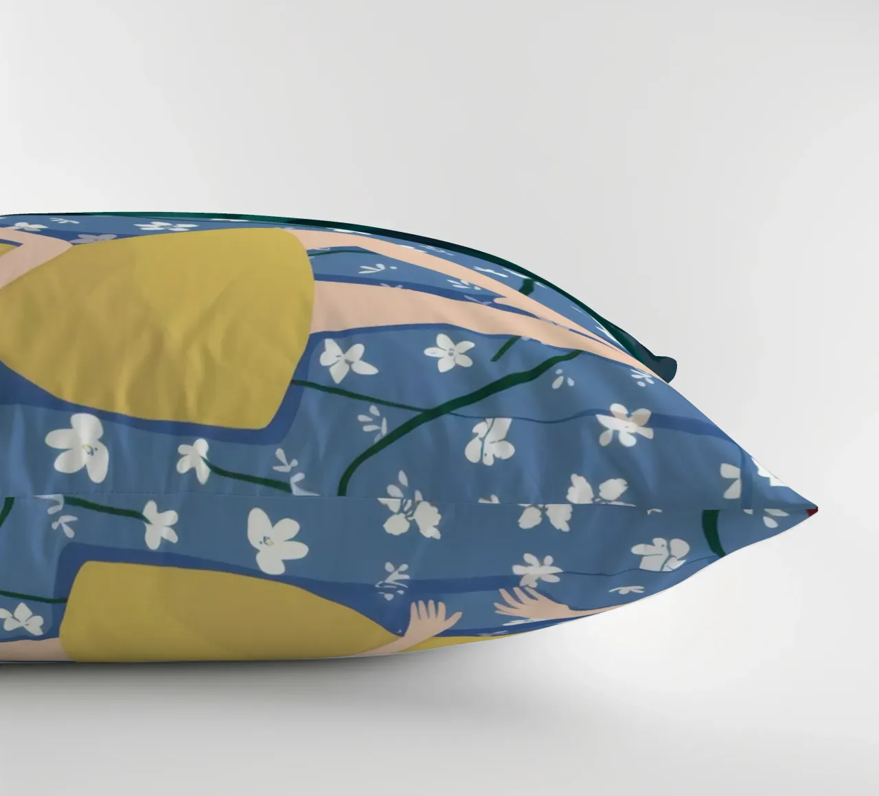 Emerald Reading Repose decorative cushion by Giant Foxs