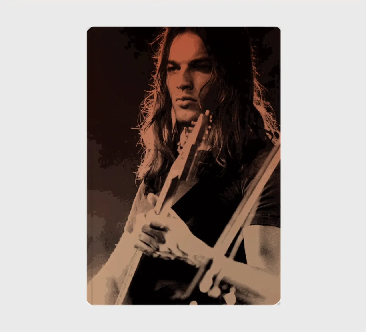 David Gilmour notebook by Lembayung art