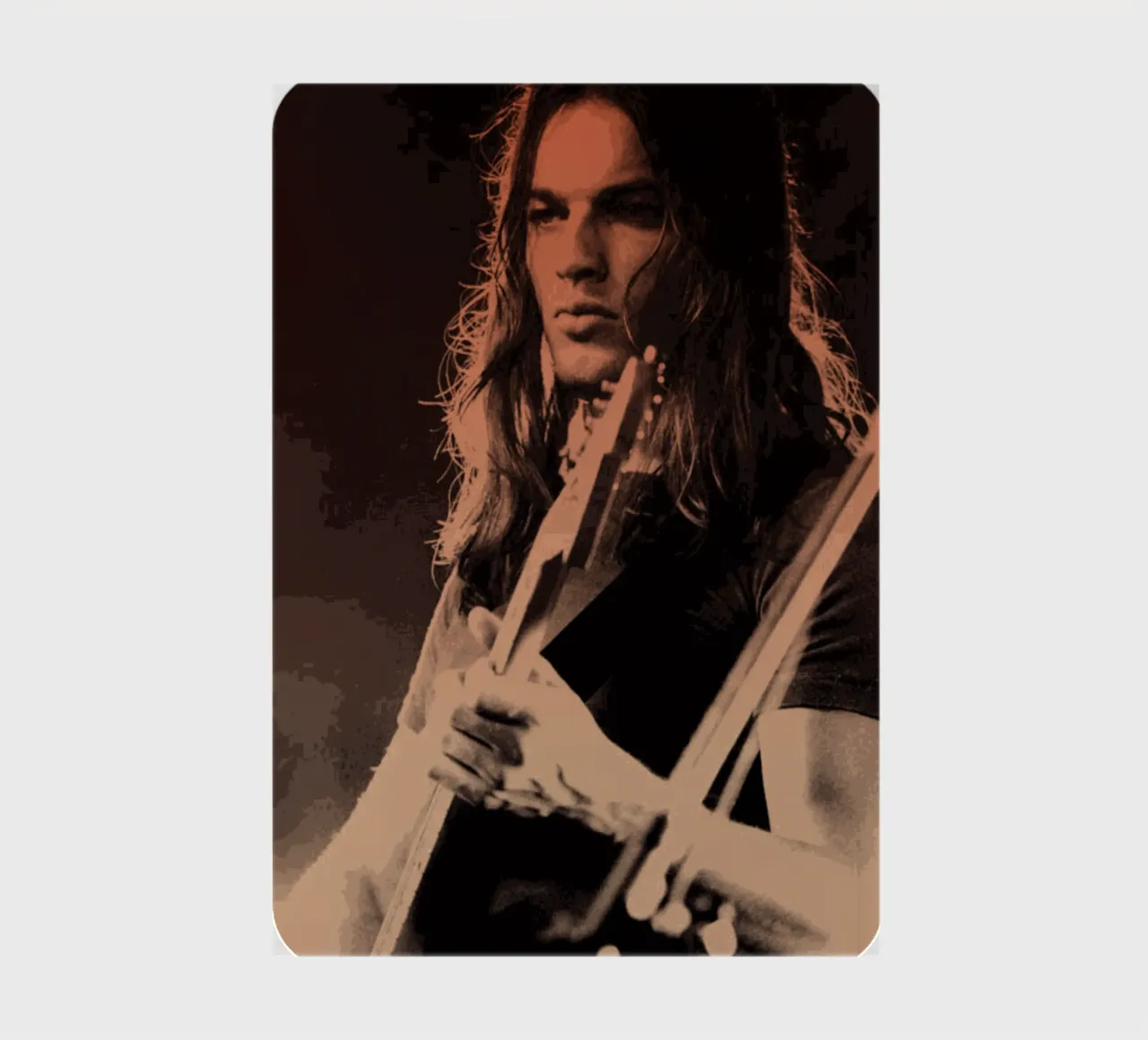 David Gilmour notebook by Lembayung art