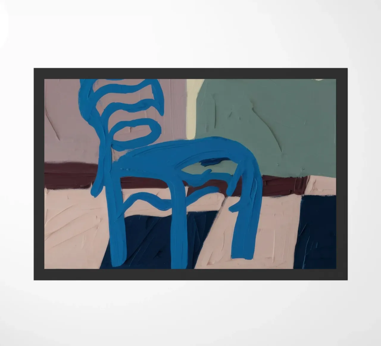 Sedile a scacchi Ceruleo zerbino da Rain Balance