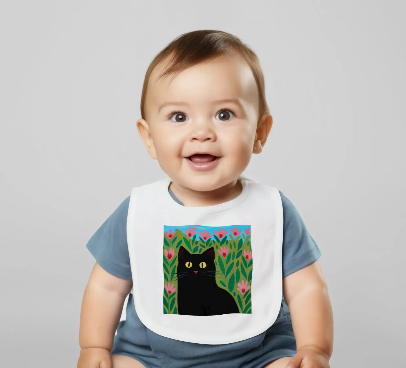 Tulip Garden Shadow Babylätzchen von Reds Jays