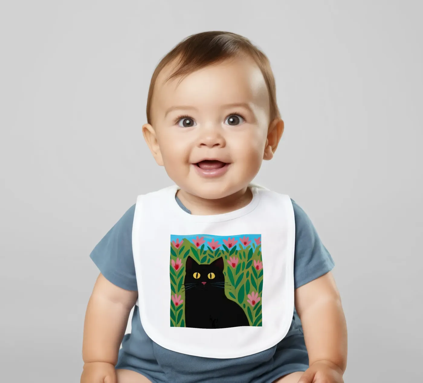 Tulip Garden Shadow Babylätzchen von Reds Jays