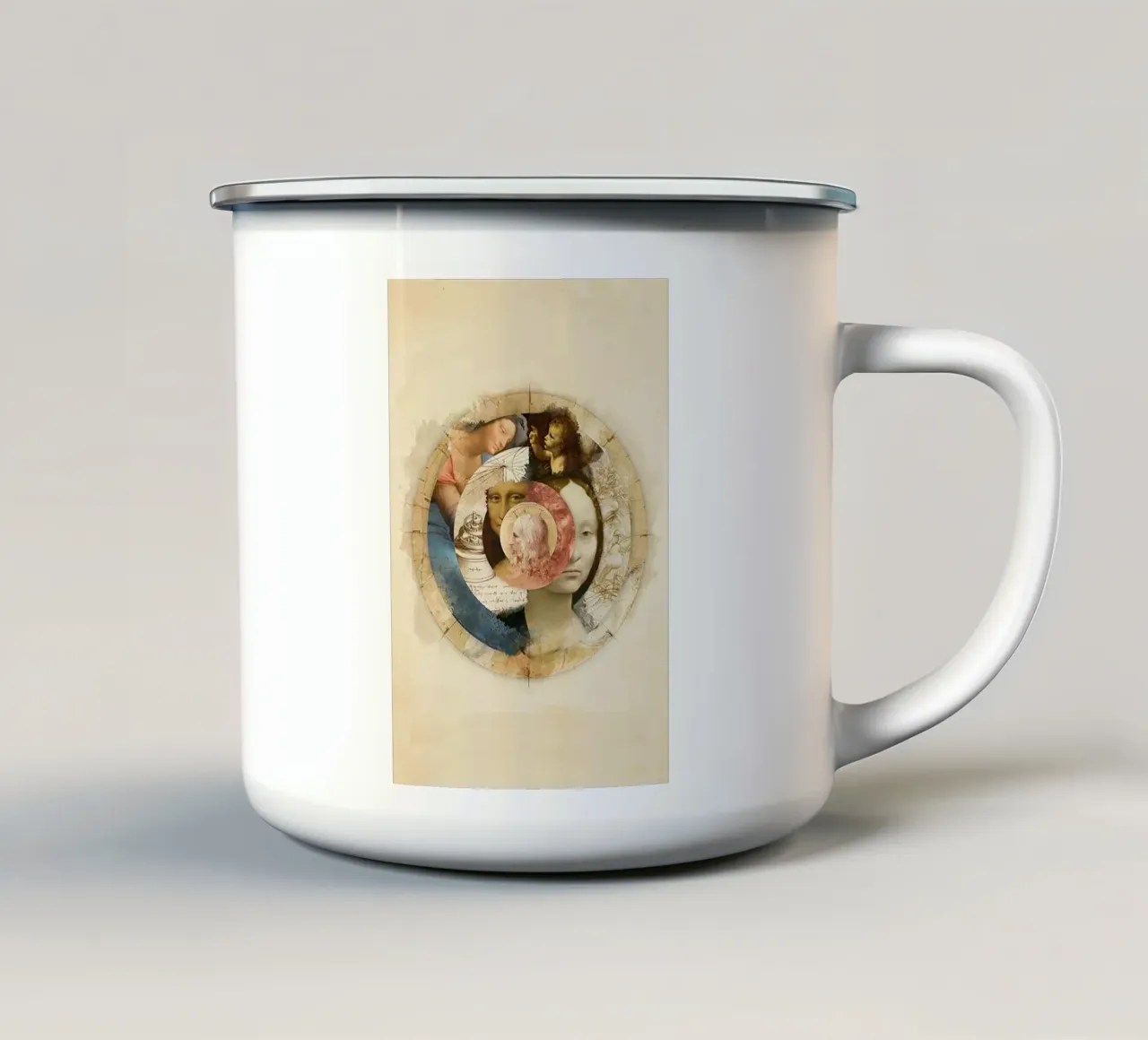 Esplora la vita tazza in smalto da Susanprint