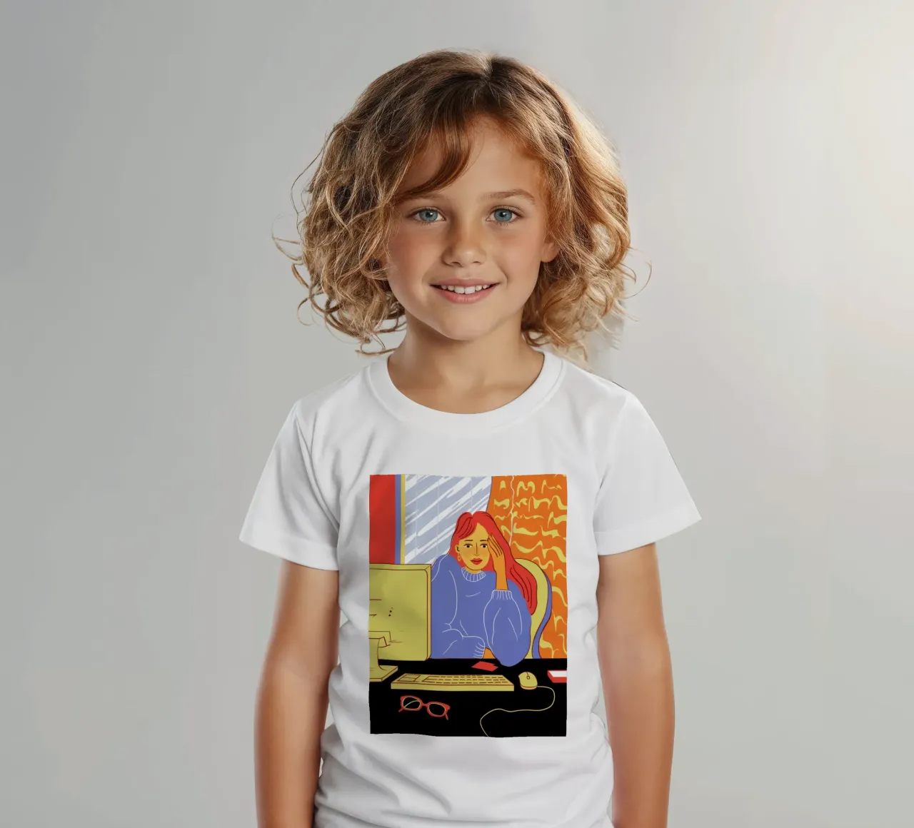 Midnight Coding Glow t-shirt bambini da Giant Foxs