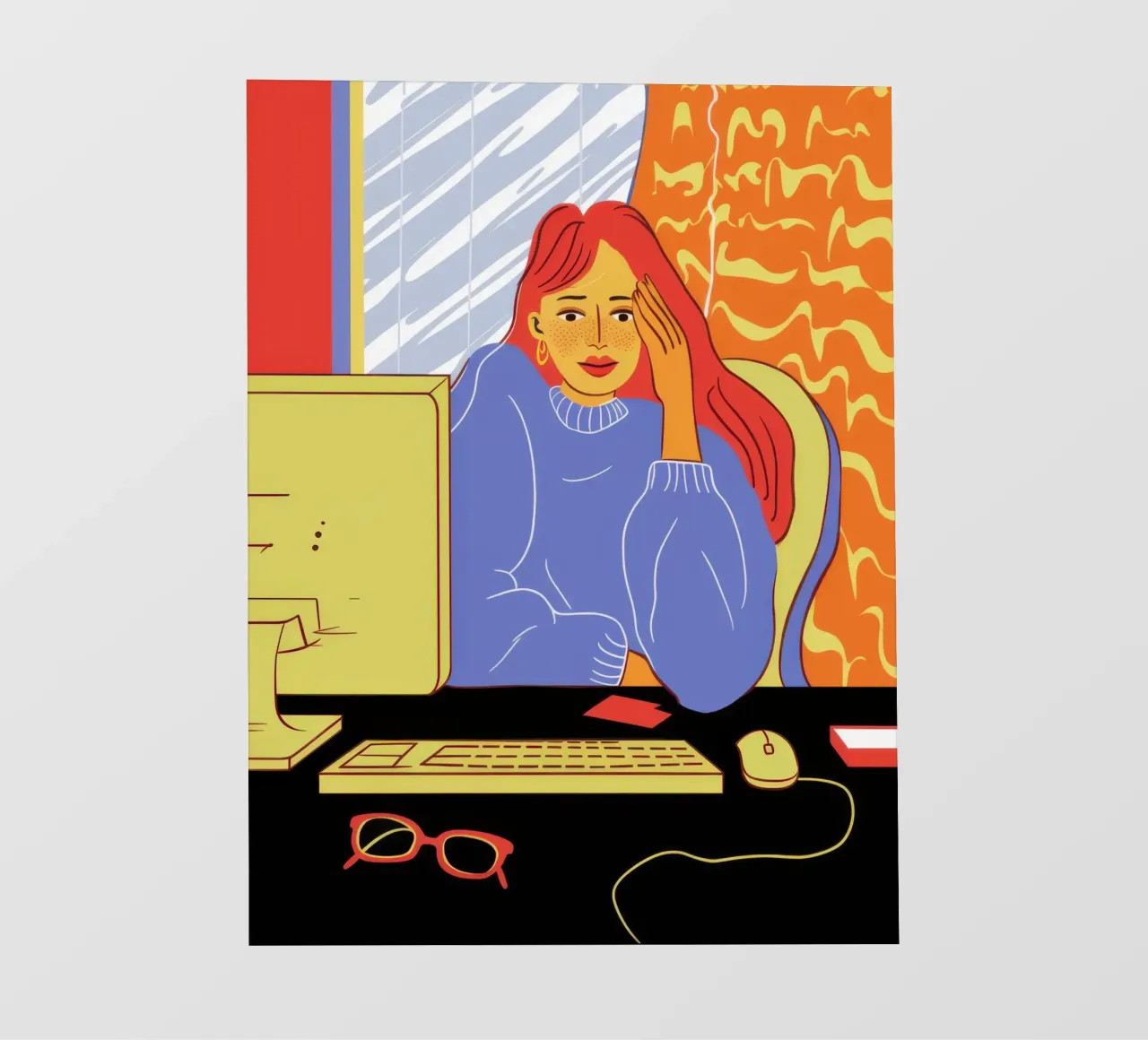 Midnight Coding Glow photo wallpaper by Giant Foxs