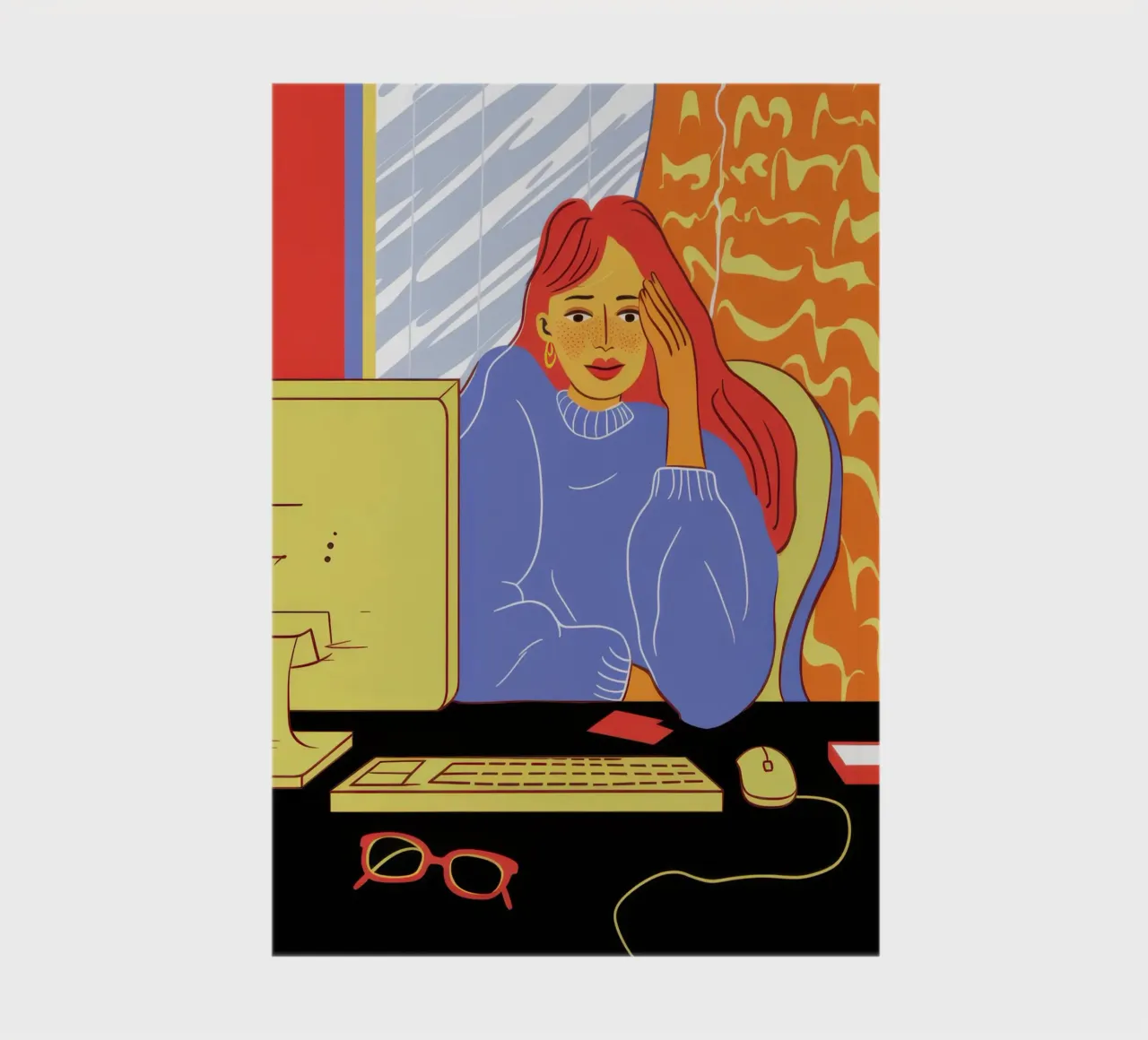 Midnight Coding Glow notebook by Giant Foxs