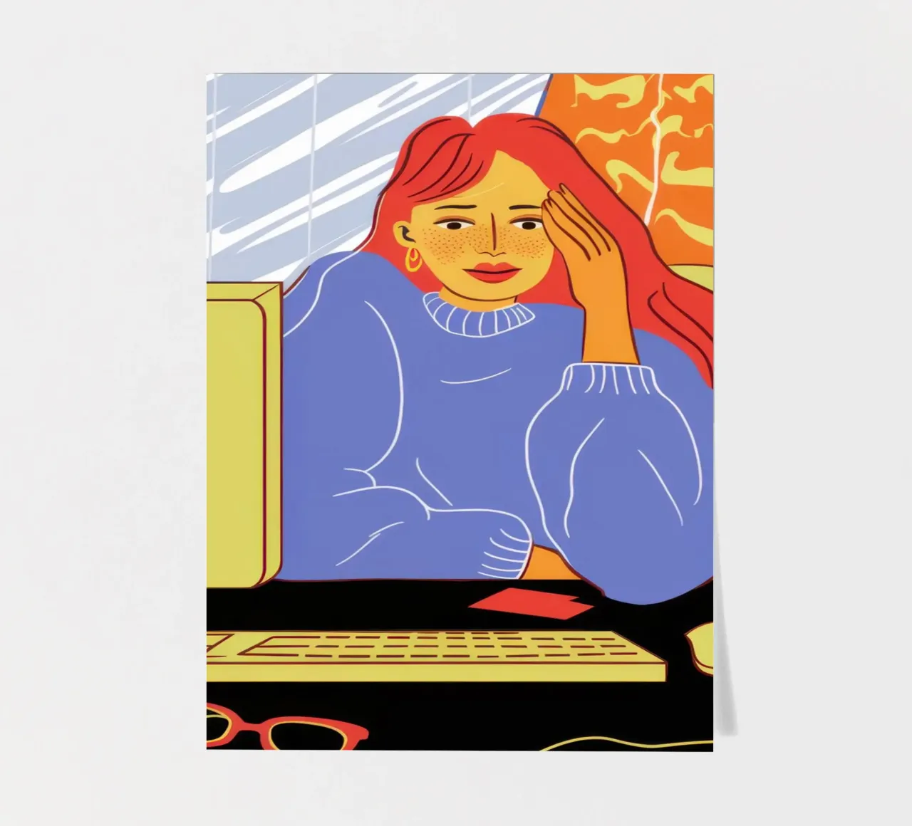 Midnight Coding Glow sticker sheet by Giant Foxs