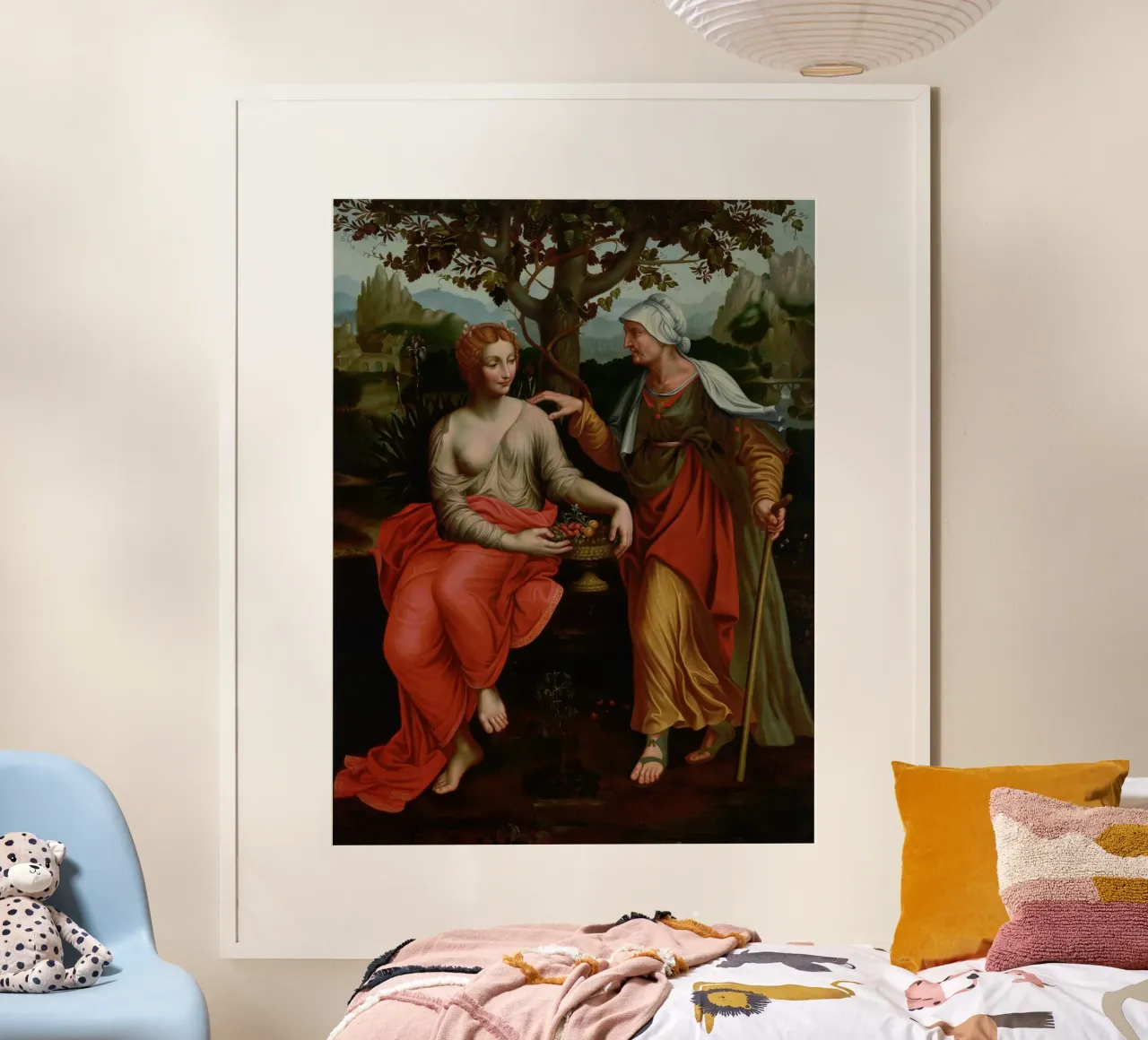 Vinci italiano Dipinti e disegni poster con telaio in alluminio da Susanprint