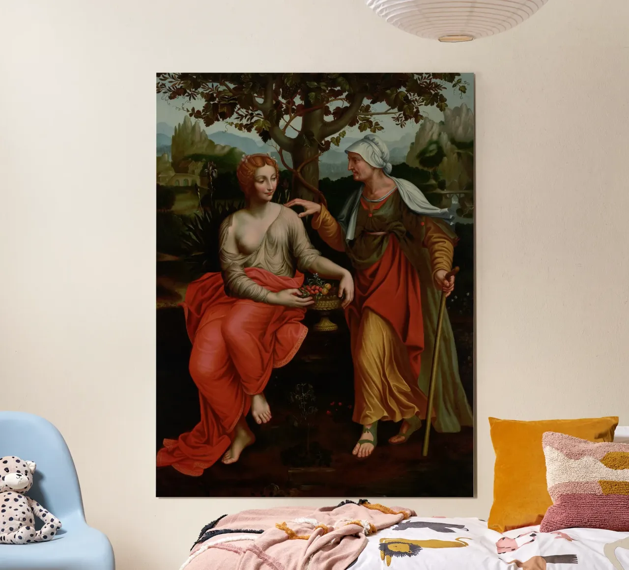Vinci italiano Dipinti e disegni poster con telaio in alluminio da Susanprint