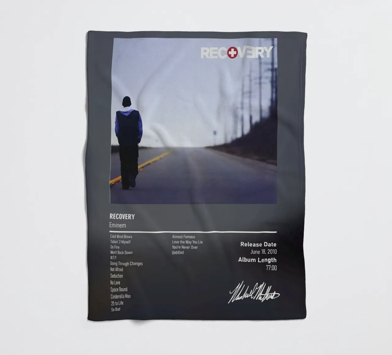 Recovery (2010) by Eminem coperta in pile da DGUnder