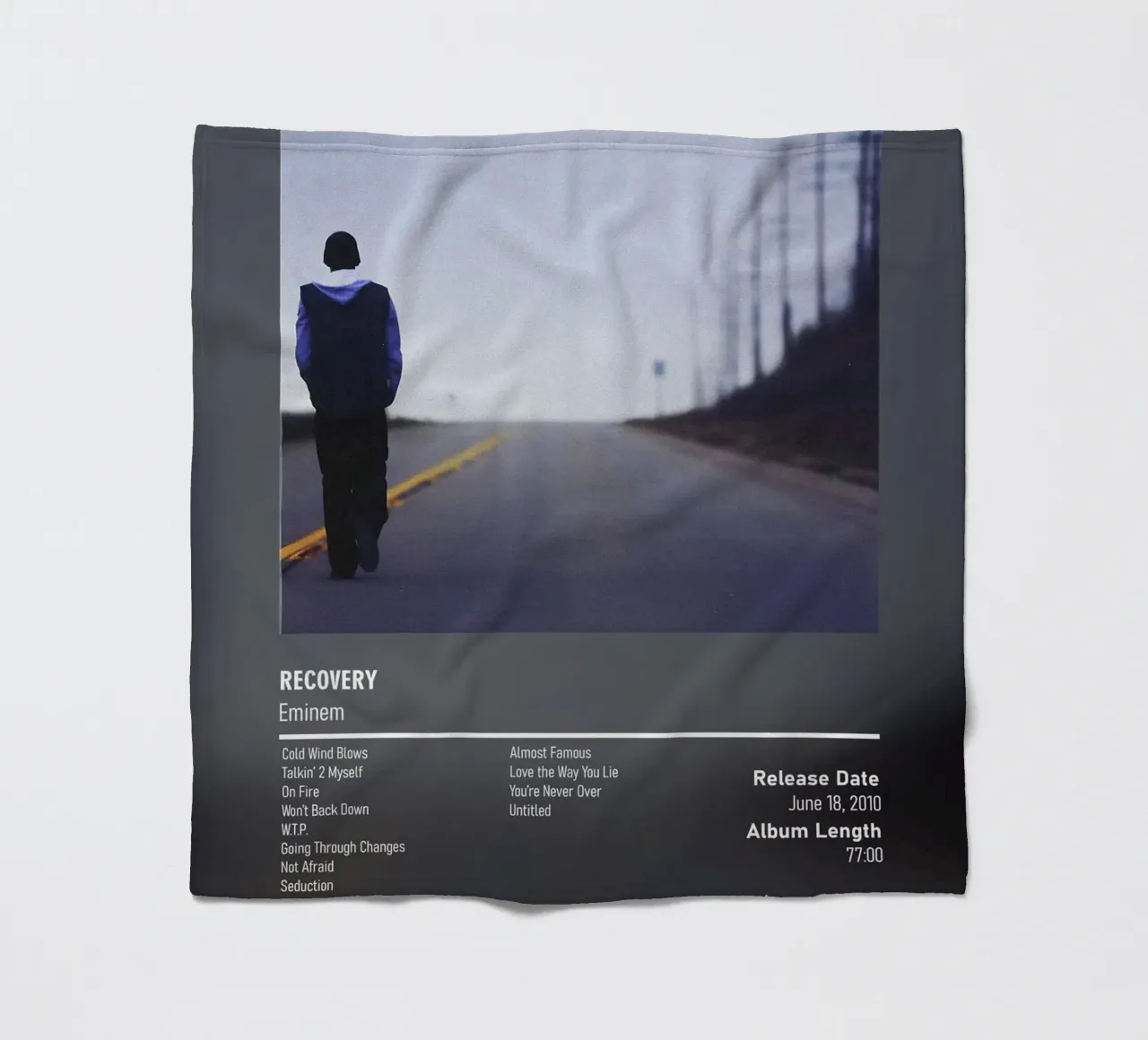 Recovery (2010) by Eminem coperta in pile da DGUnder