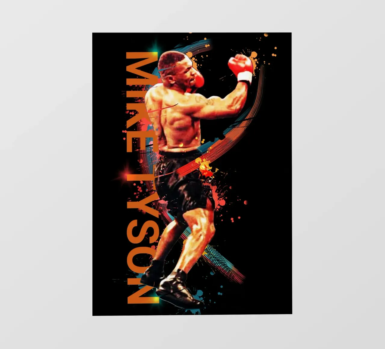 Mike Tyson boxing legend telo in pvc da Lembayung art