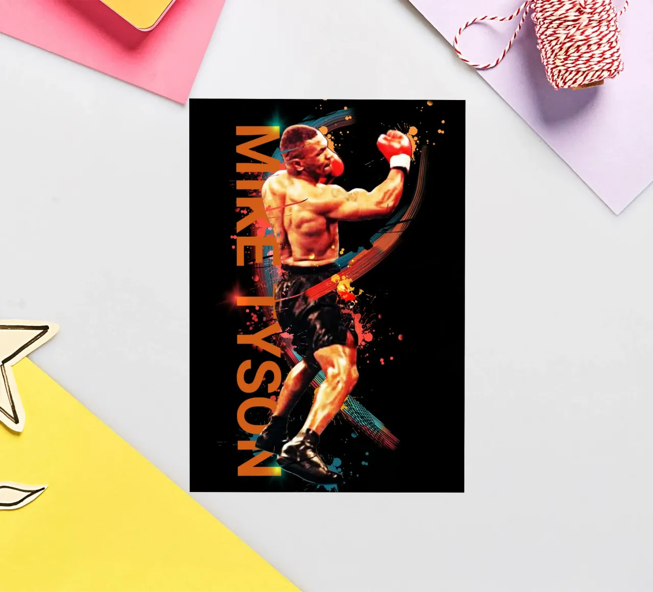 Mike Tyson boxing legend sticker by Lembayung art