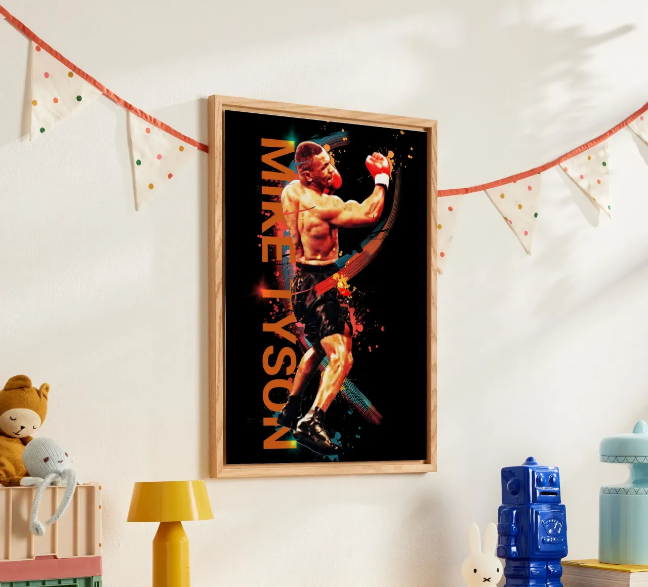 Mike Tyson boxing legend plexiglass da Lembayung art