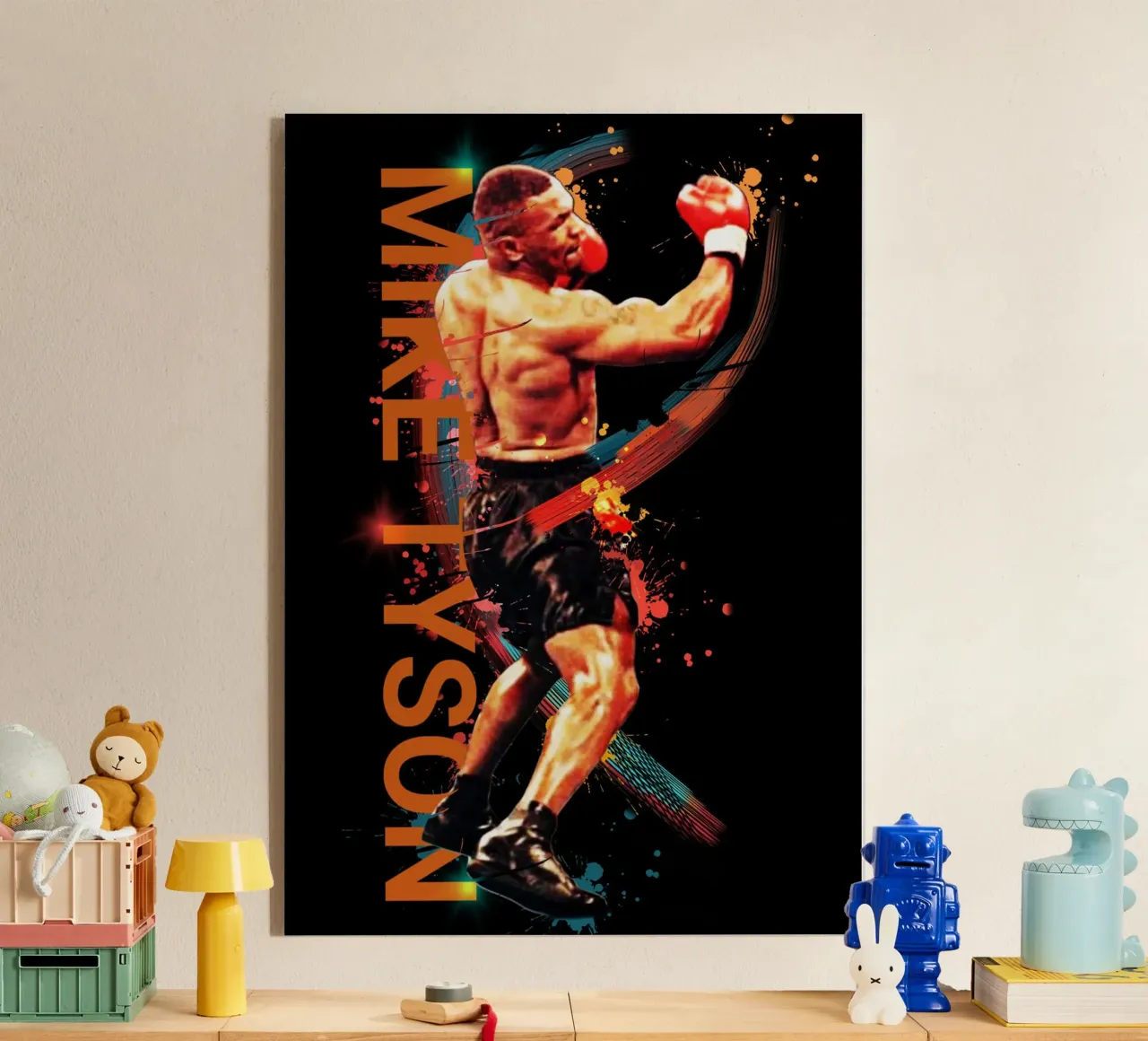 Mike Tyson boxing legend plexiglass da Lembayung art