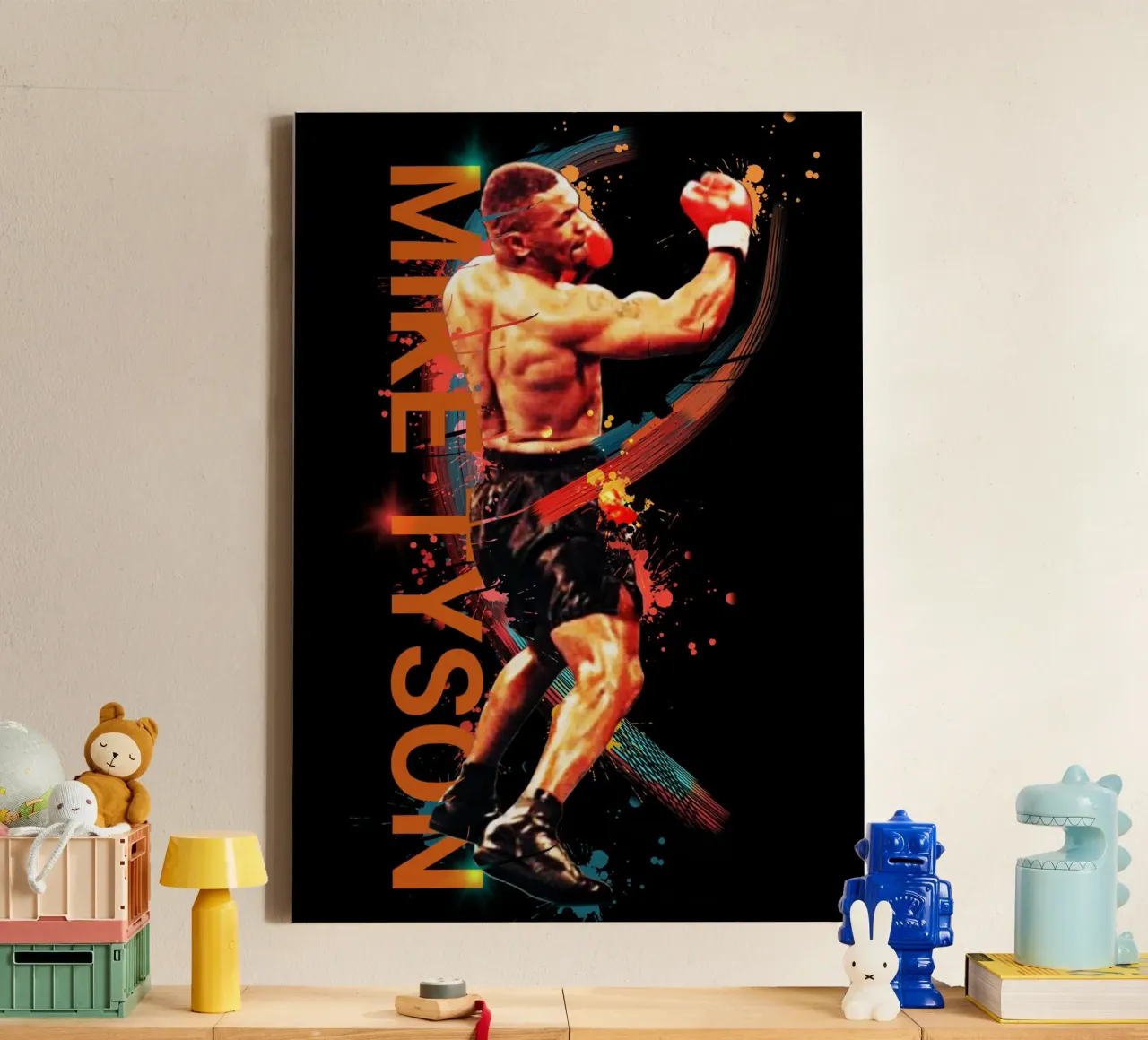 Mike Tyson boxing legend tela da Lembayung art