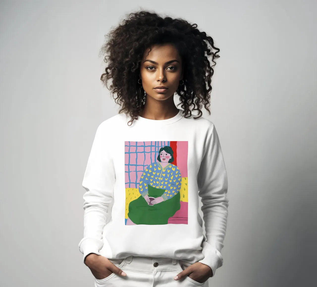 Pensive Patterned Poise sudadera de Monuments Fire
