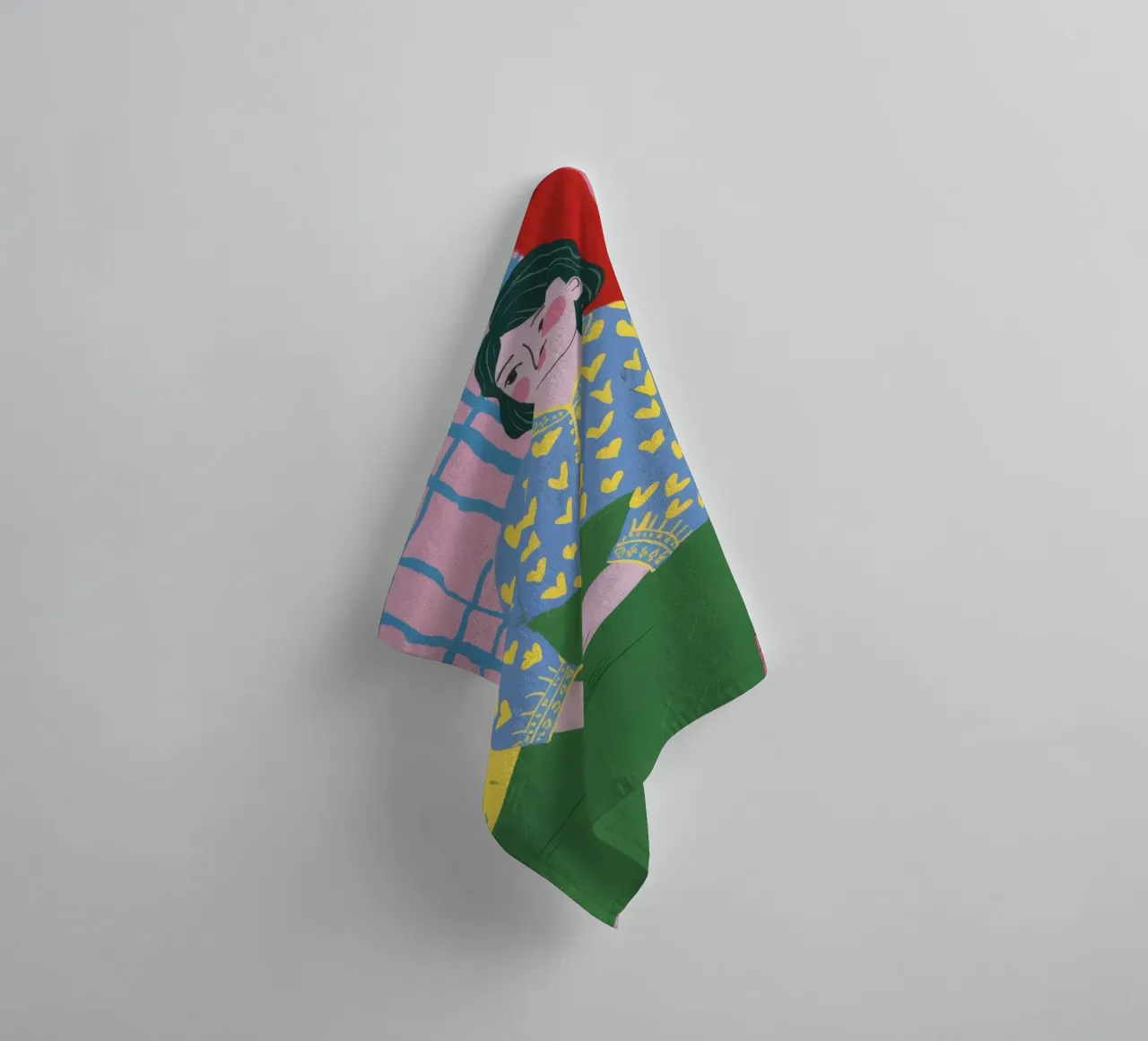 Pensive Patterned Poise towel by Monuments Fire