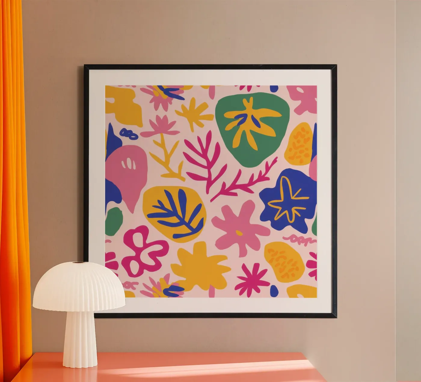 Playful Petal Pattern poster by Reds Jays