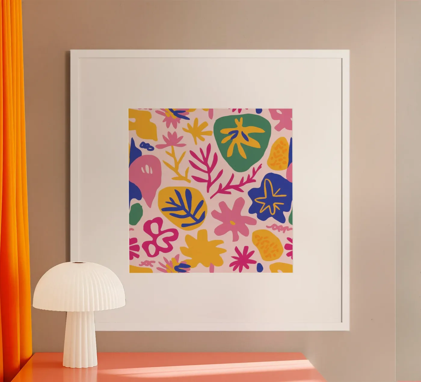Playful Petal Pattern poster by Reds Jays