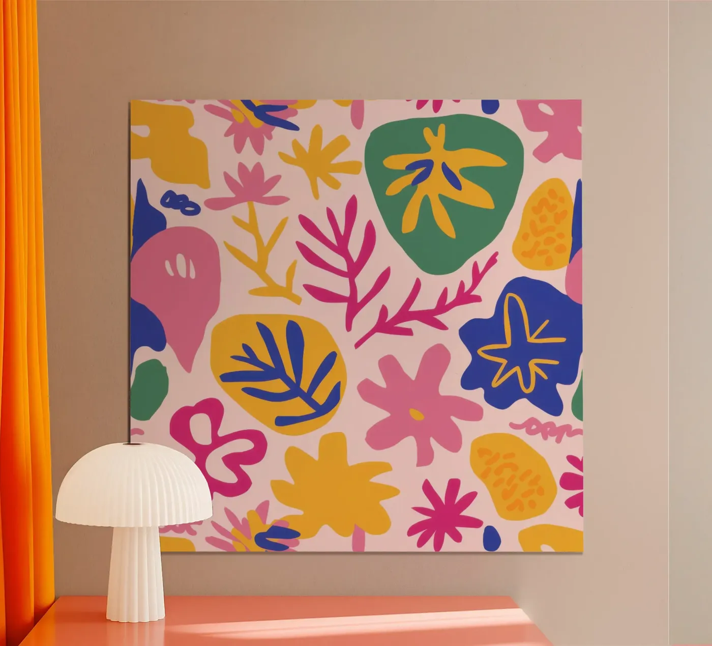 Playful Petal Pattern poster by Reds Jays