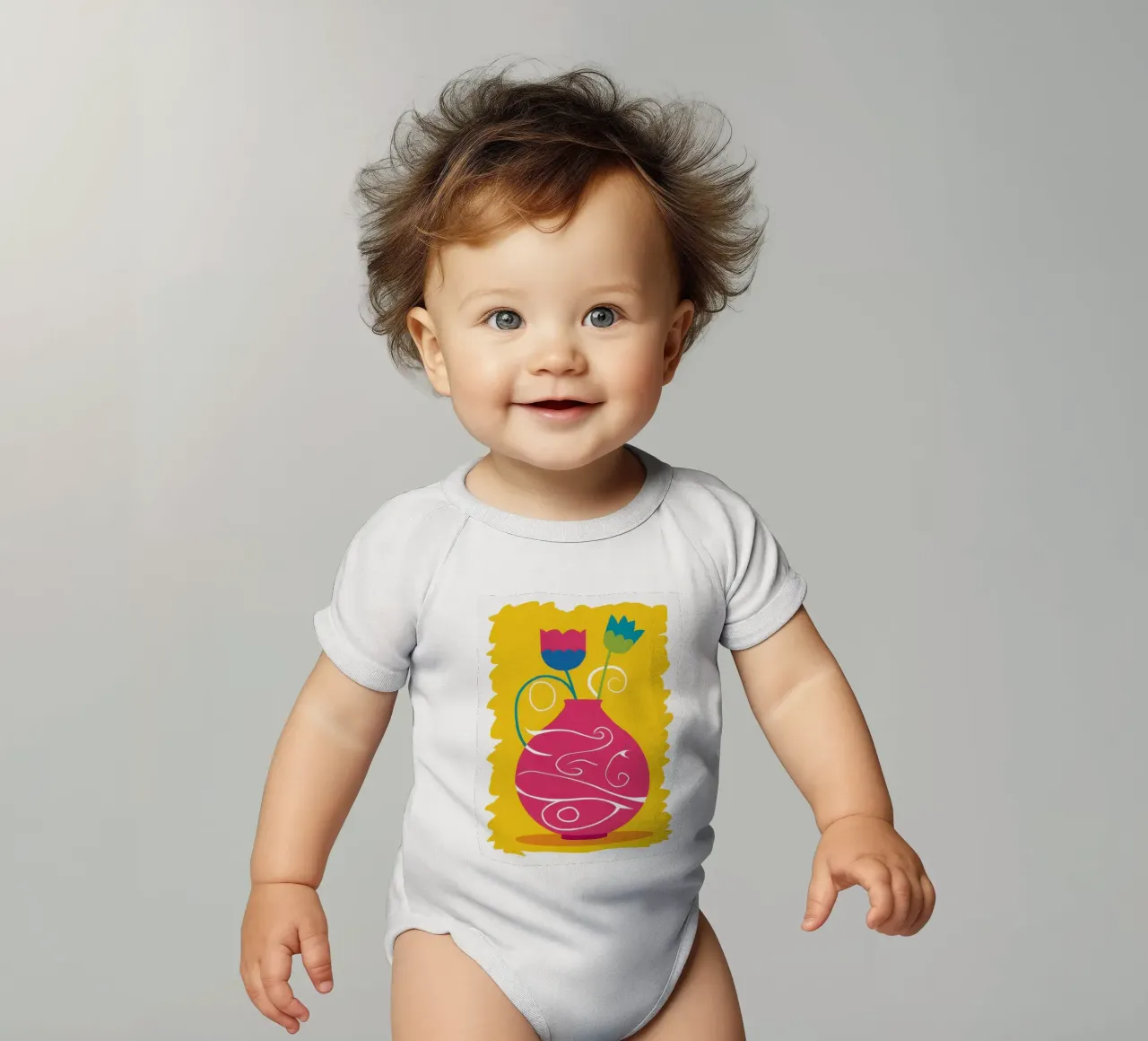Tulipán psicodélico Joy body de bebé de Giant Foxs