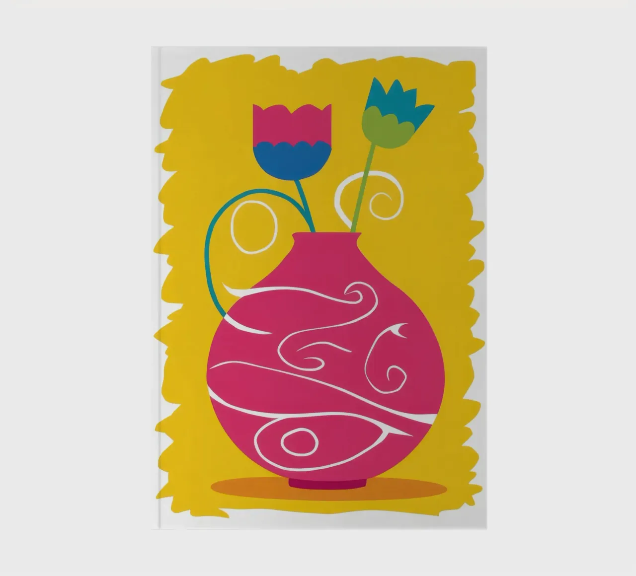 Psychedelic Tulip Joy notebook by Giant Foxs