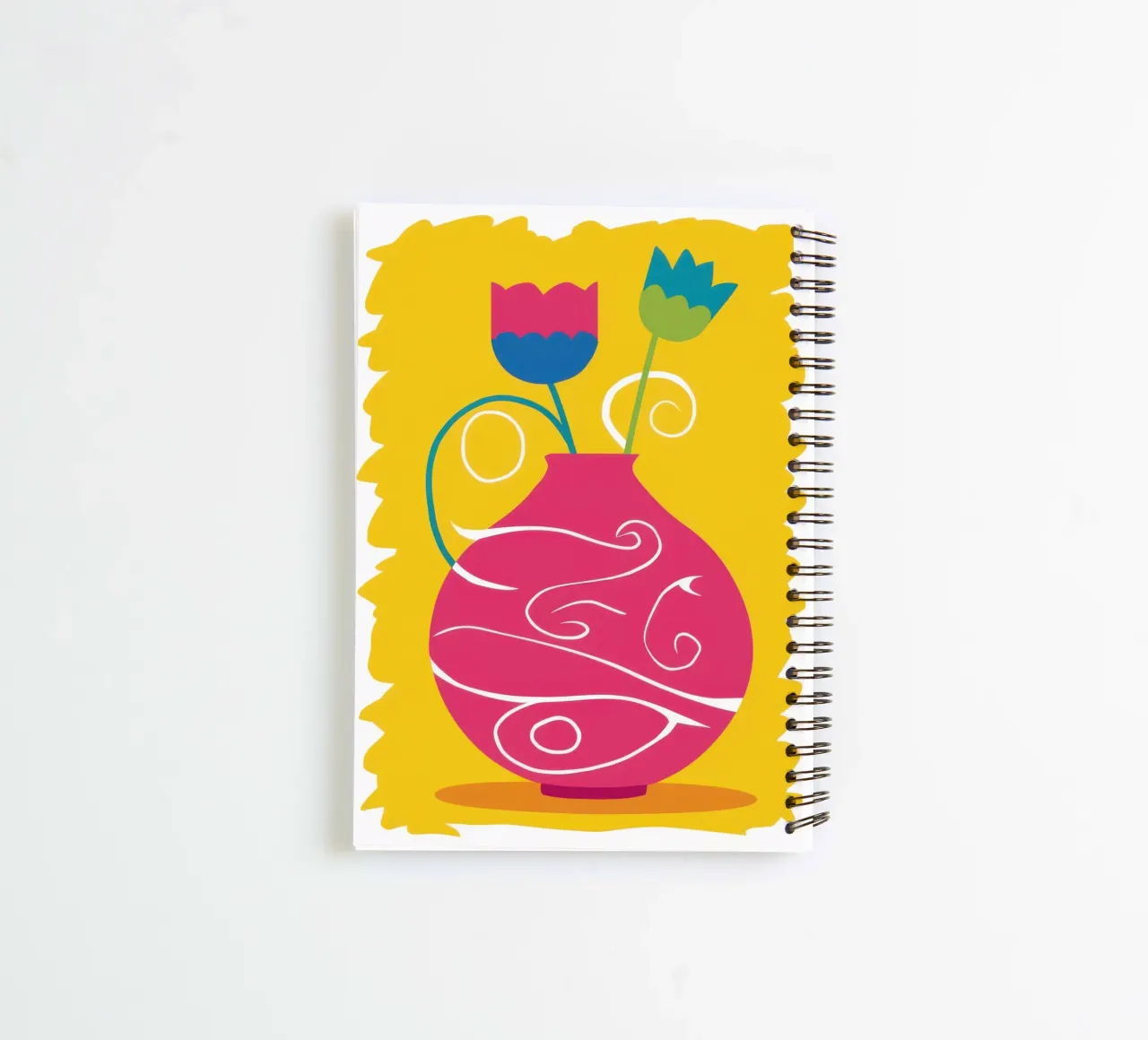 Psychedelic Tulip Joy spiral notebook by Giant Foxs