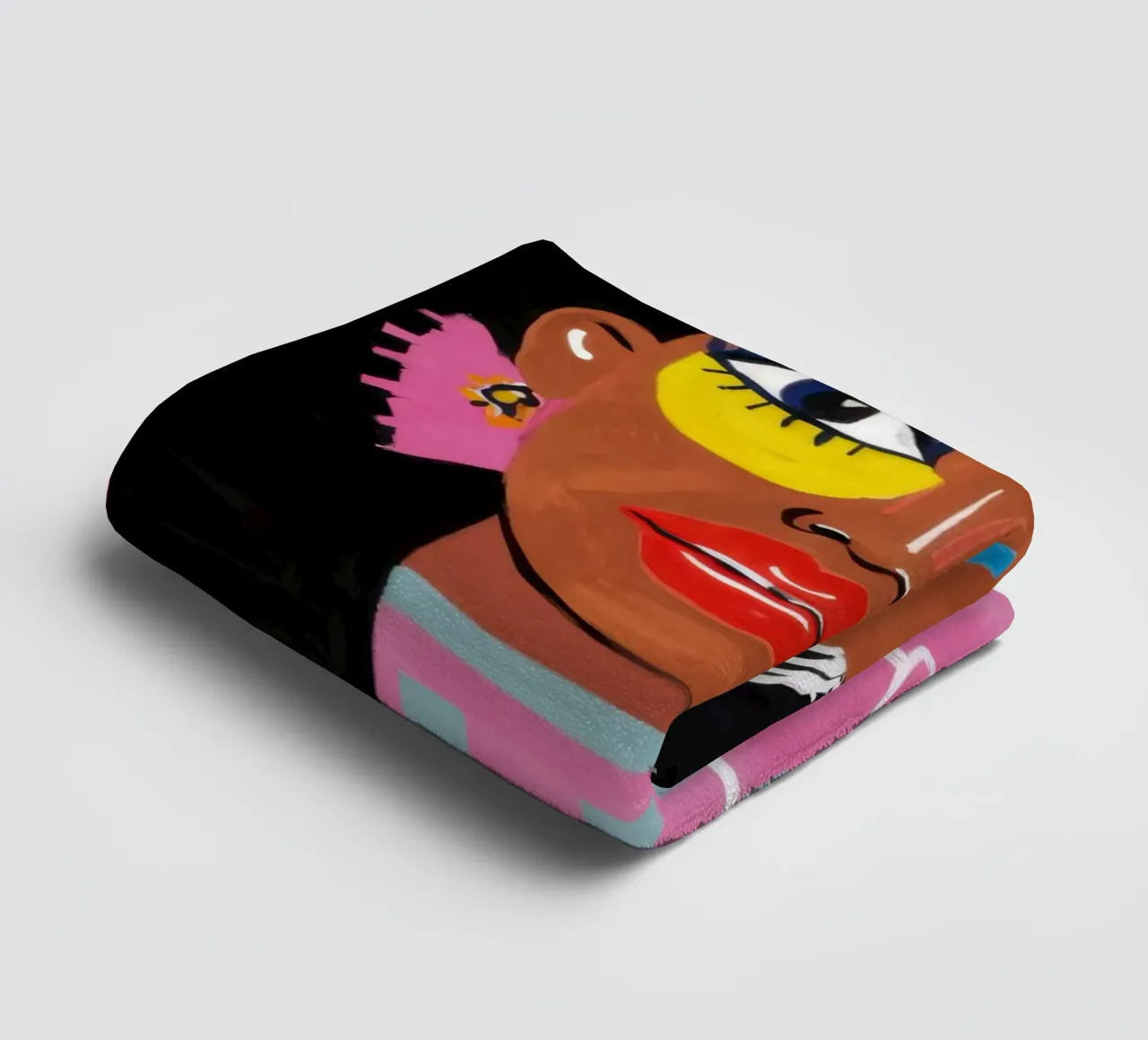 Chromatic Cosmic Muse towel by Monuments Fire