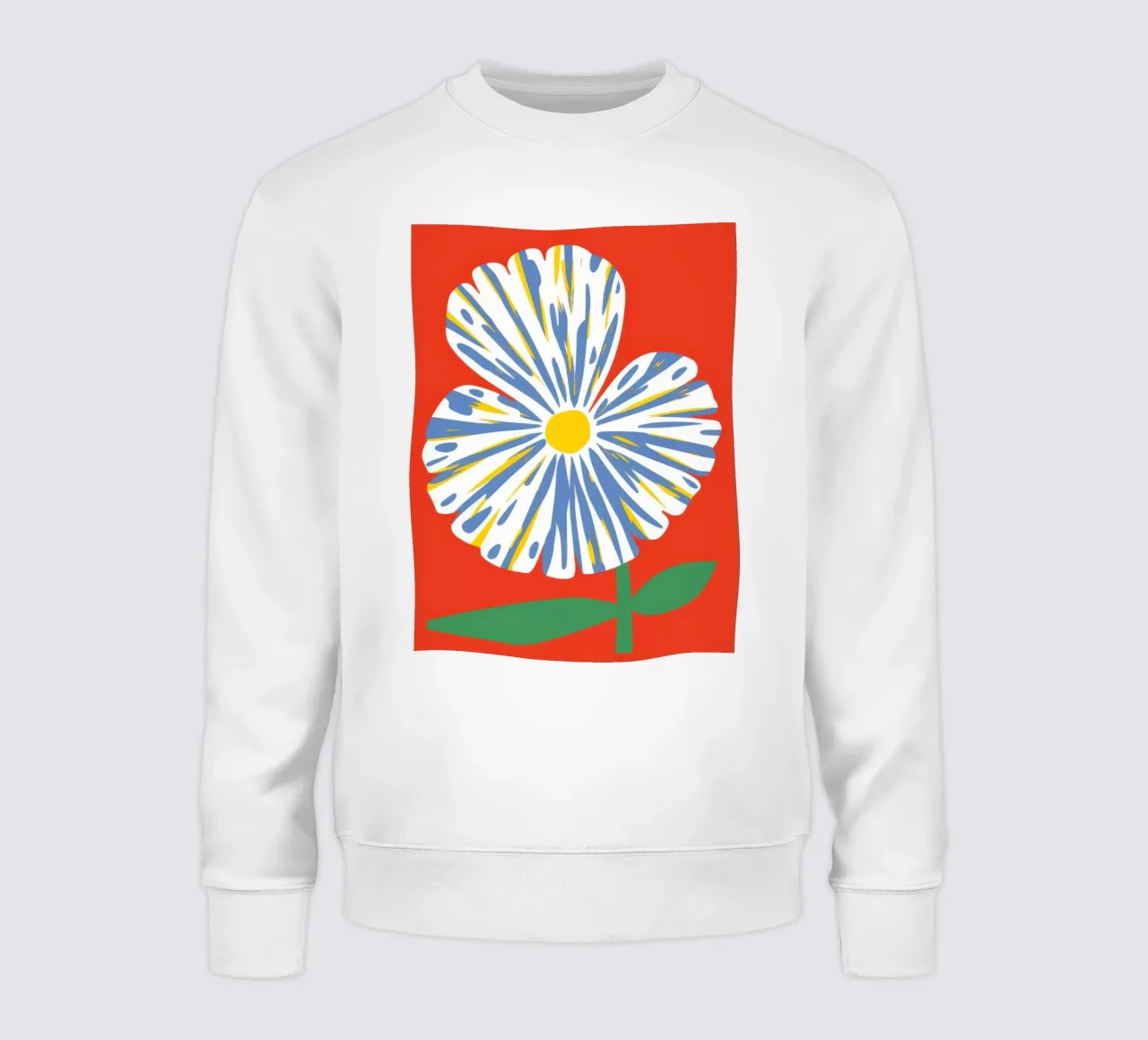 Sguardo grafico di Anemone felpa da Rain Balance
