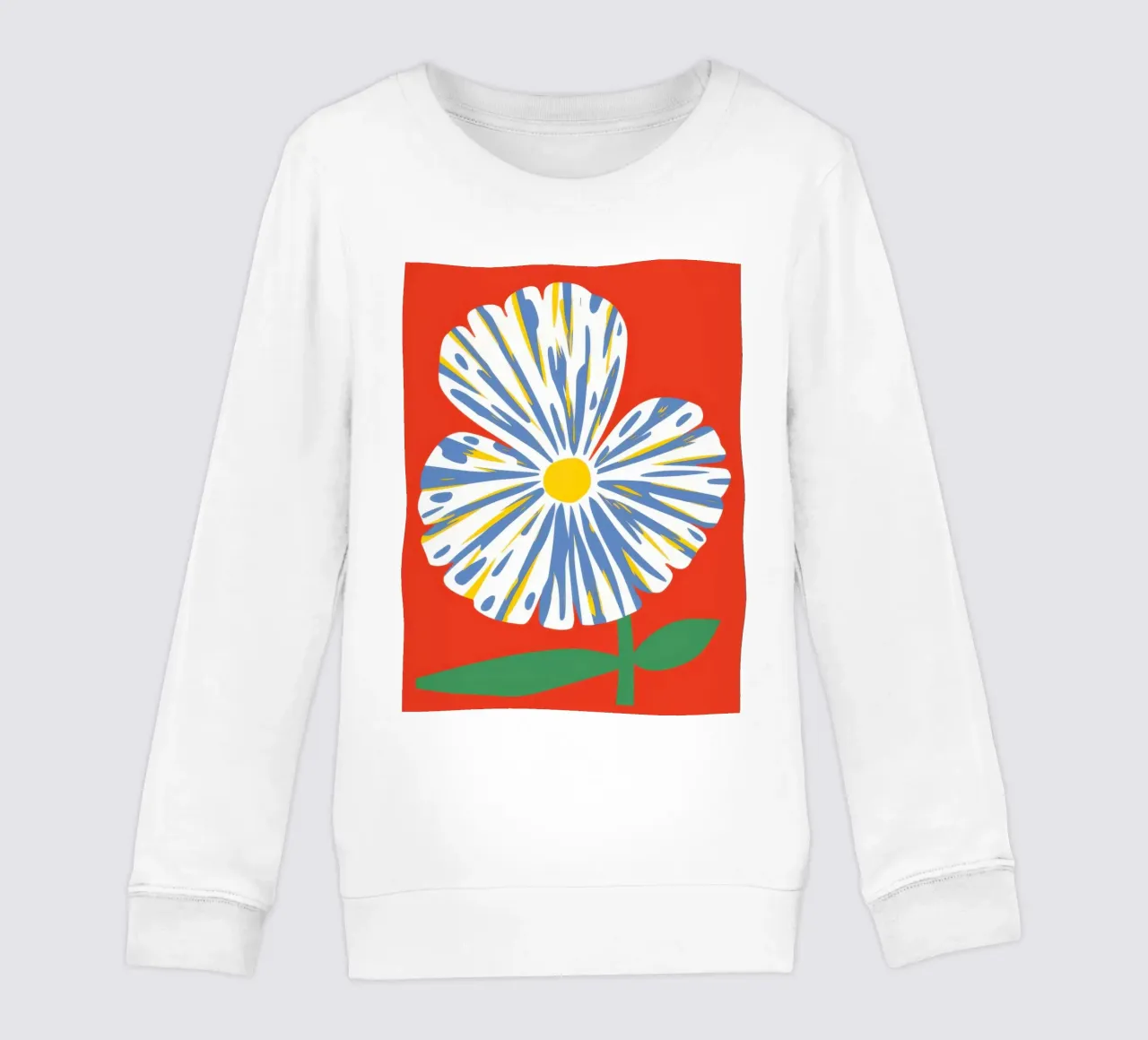 Sguardo grafico di Anemone felpa bambino da Rain Balance