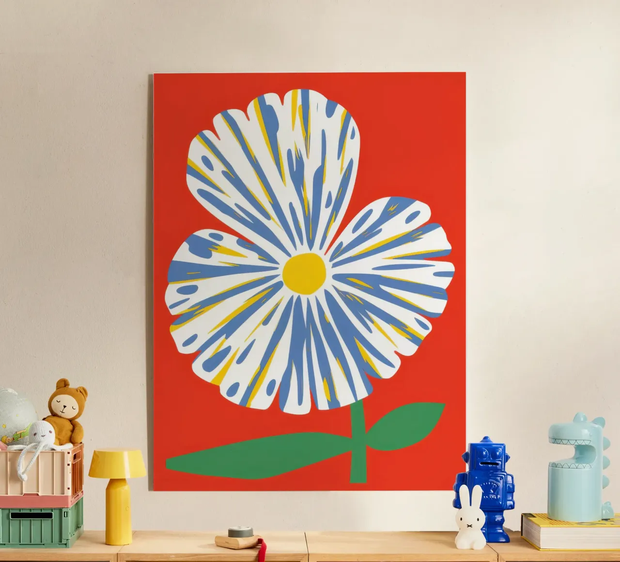 Sguardo grafico di Anemone plexiglass da Rain Balance