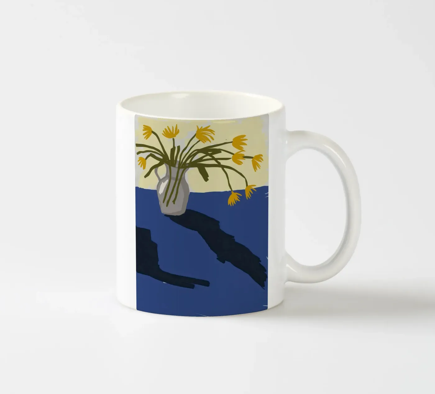 Sunlit Shadow Play ceramic mug by Giant Foxs