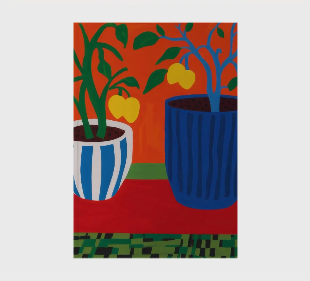 Patio Tomato Twins notebook by Rain Balance