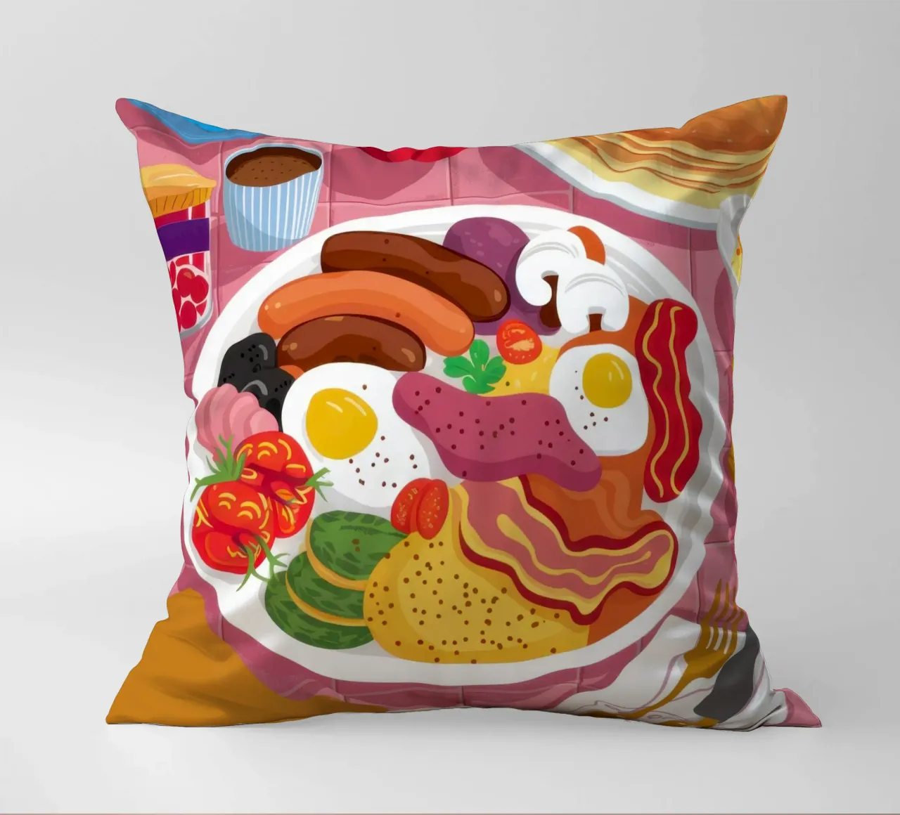 Piatto unico per la colazione cuscino da Monuments Fire