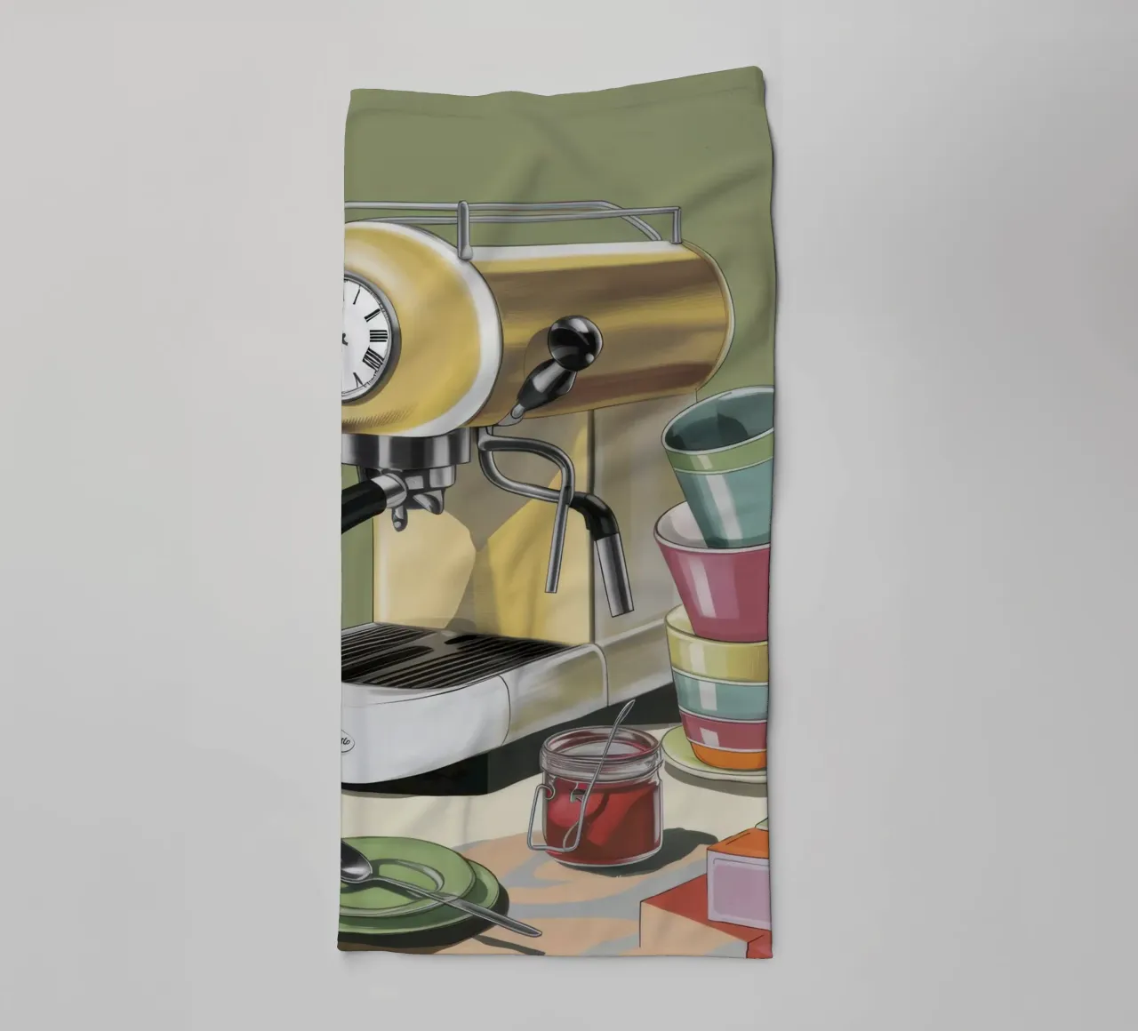 Vintage Espresso Machine asciugamano da bagno da Reds Jays
