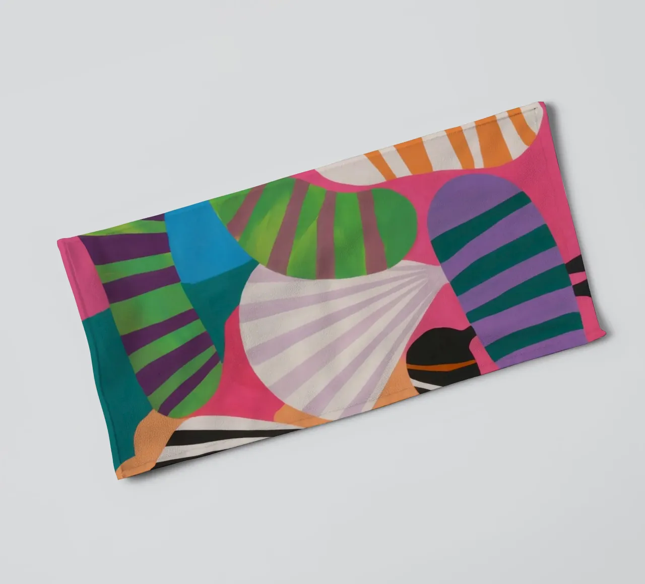 Deco's Verdant Fan towel by Rain Balance