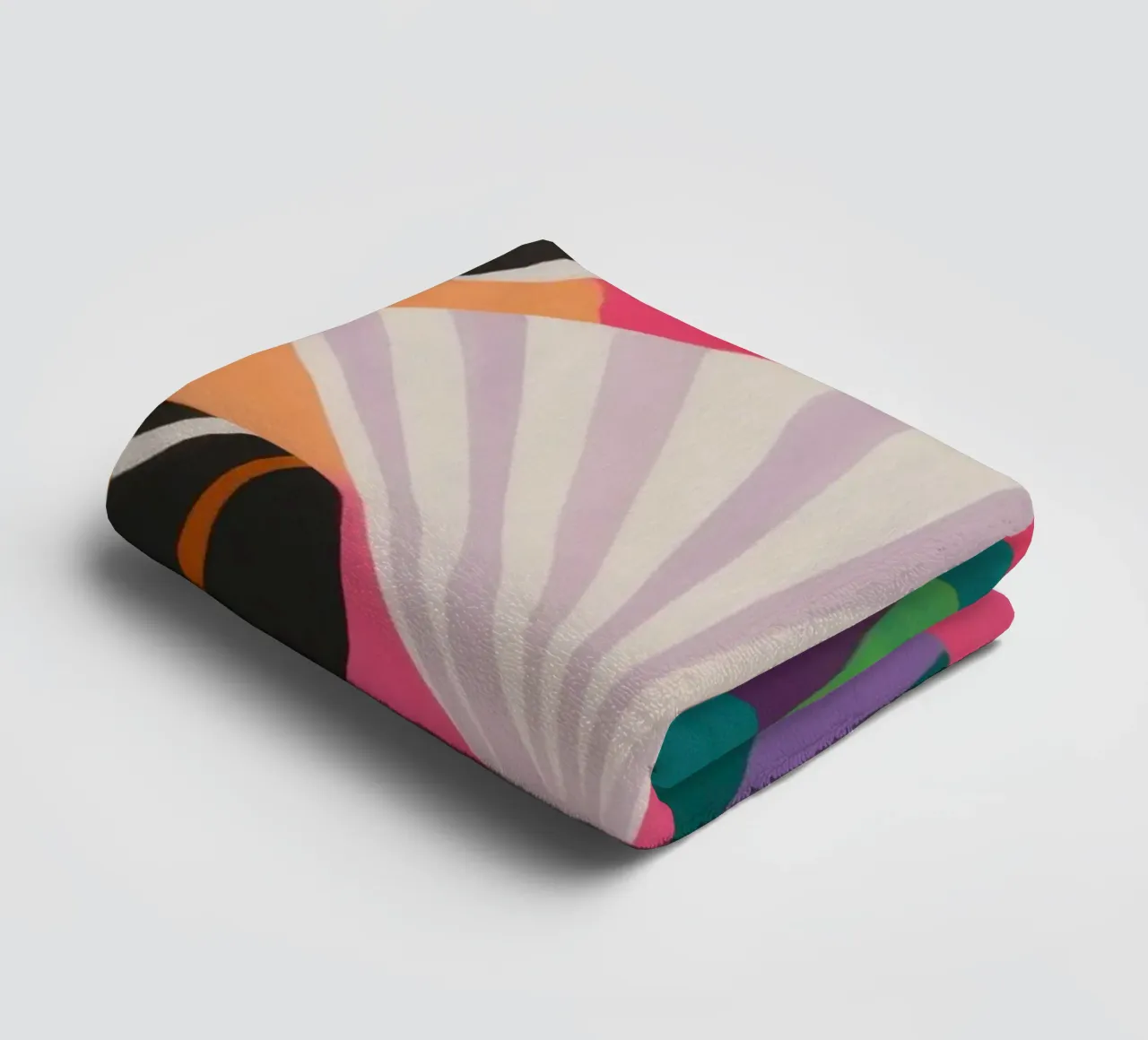 Deco's Verdant Fan towel by Rain Balance