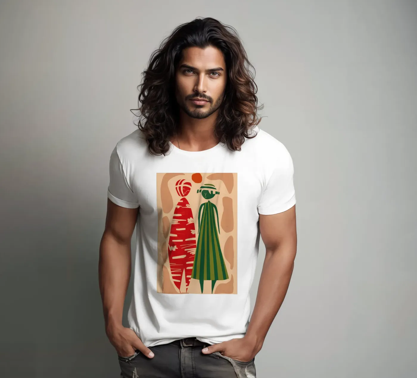 Abstract Patterned Pair t-shirt by Reds Jays