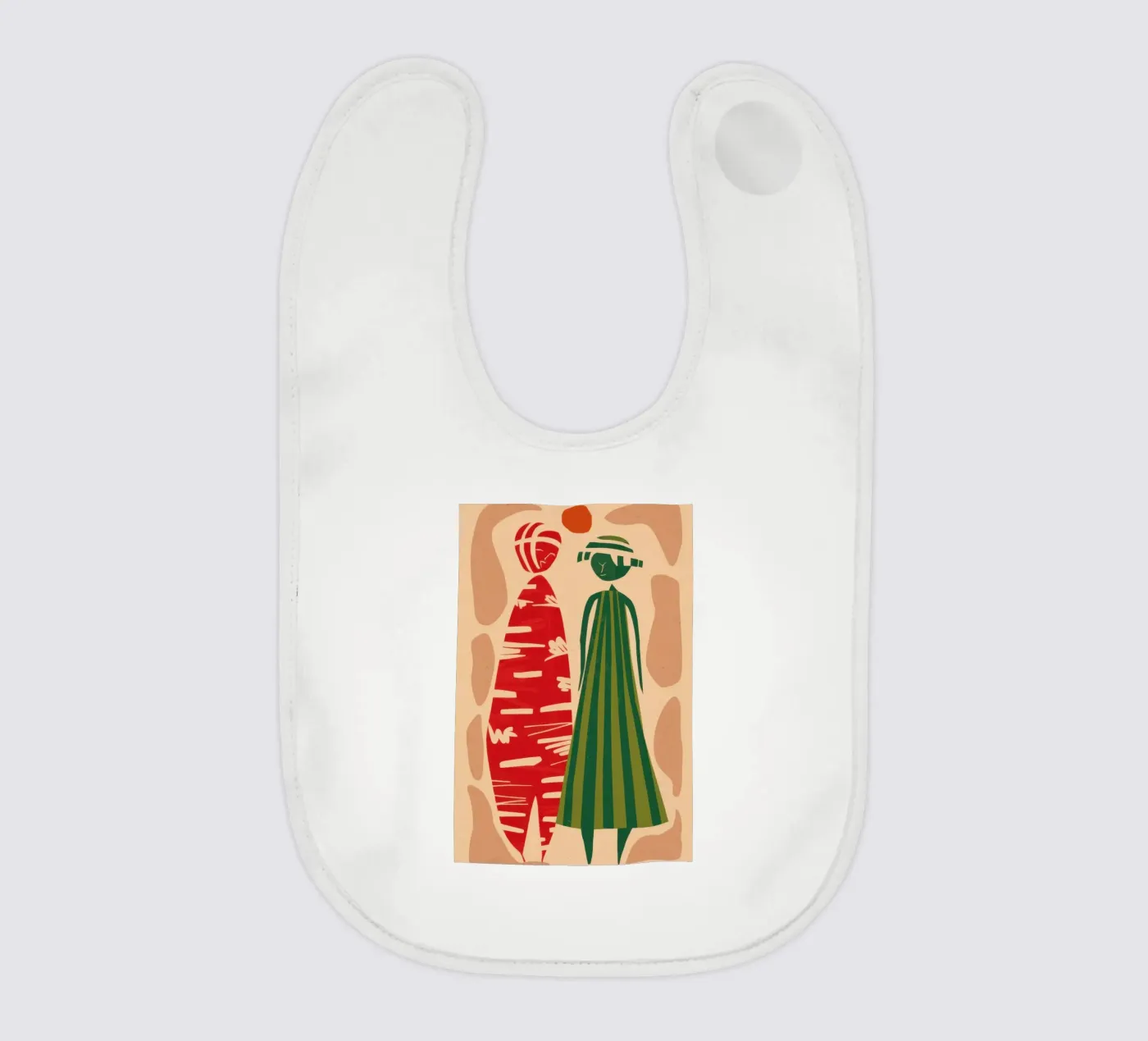 Paire de motifs abstraits bavoir de Reds Jays