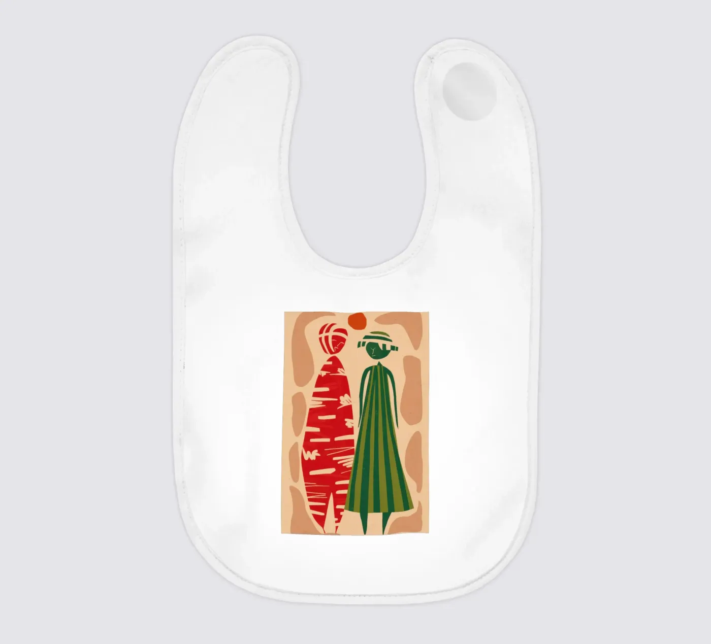 Coppia di modelli astratti bavaglino da Reds Jays