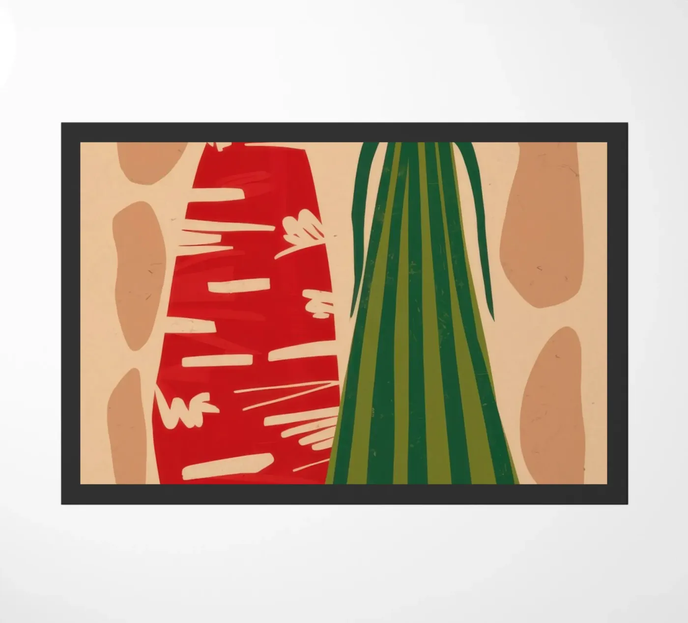 Abstract Patterned Pair Fußmatte von Reds Jays