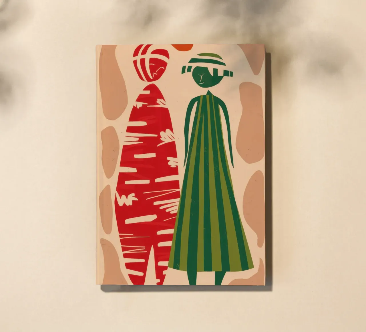 Abstract Patterned Pair notebook by Reds Jays