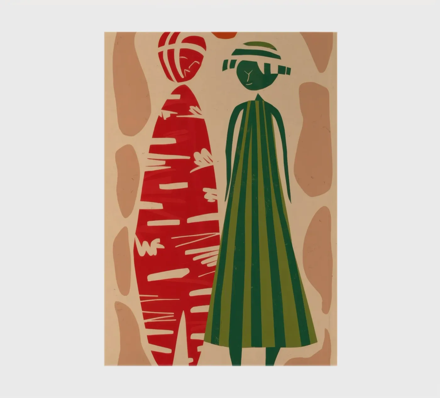 Abstract Patterned Pair notebook by Reds Jays