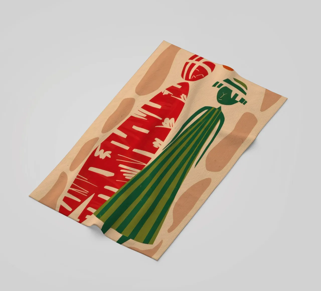 Abstrakt gemustertes Paar Strandtuch von Reds Jays