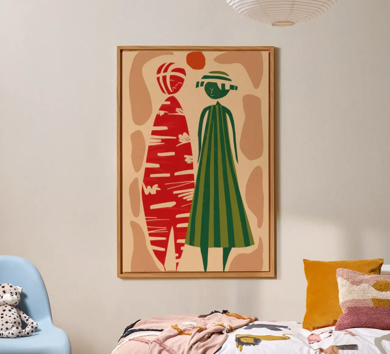 Abstract Patterned Pair forex plate by Reds Jays