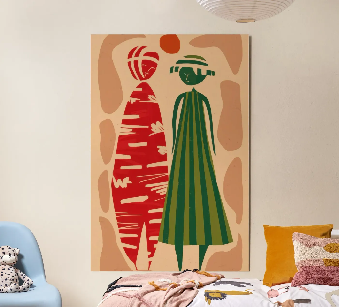 Abstract Patterned Pair pannello forex da Reds Jays